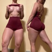 Say the first word that comes to mind if you were to see me at the gym