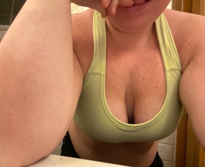 My boobs are feeling SO full latelyif you want to see me play with them subscribe to my OF liNk will be in the comments