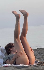 Last Day on the Nude Beach: Wife, MILF 39, Reveals Her Desires Before Leaving