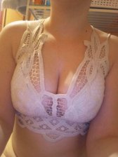 Enjoying the view of my chest while having fun?