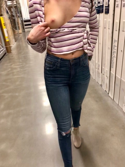 Whats a girl got to do to get the store clerks attention these days Need some assistance on please