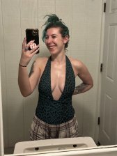 Grinning with Low Cut Smiles