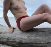 Pale Alaskan at the beach
