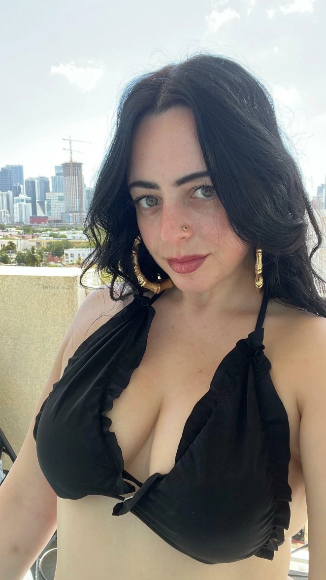 The Most Palest Girl on the Sandy Shore!