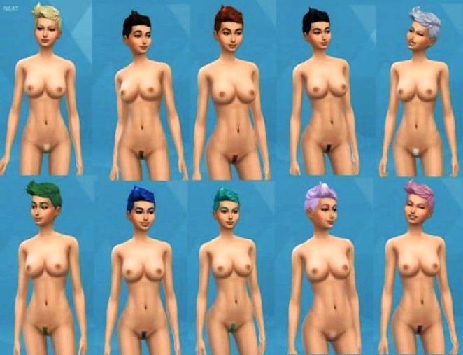 Sims in the Nude