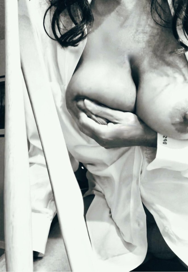 Button downs are the sexiest lingerie