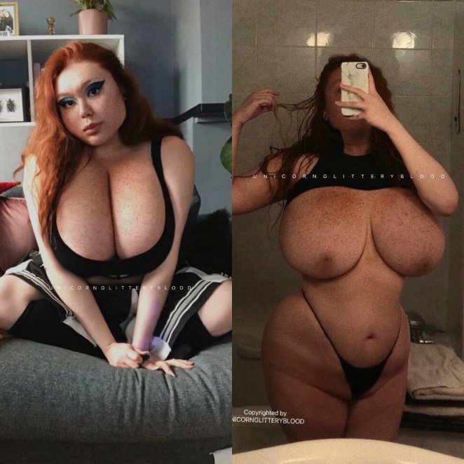 Comparing Big Tits On and Off: A Visual Analysis