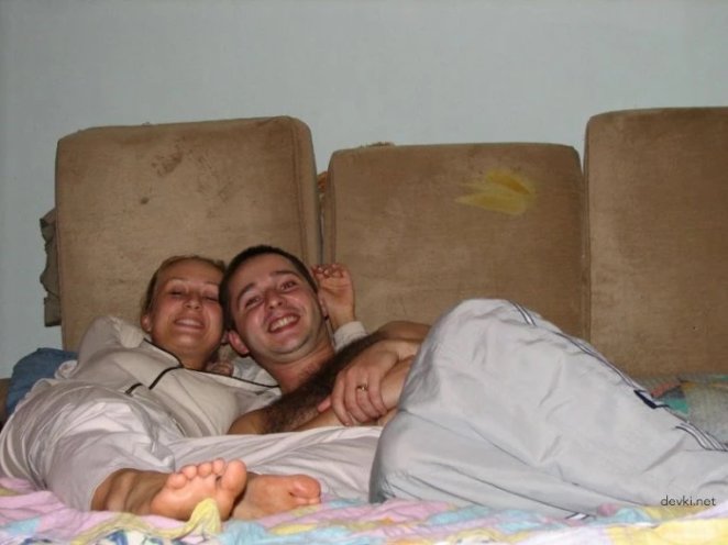 The student sat on the guy's cock