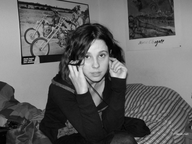 Young brunette fucks