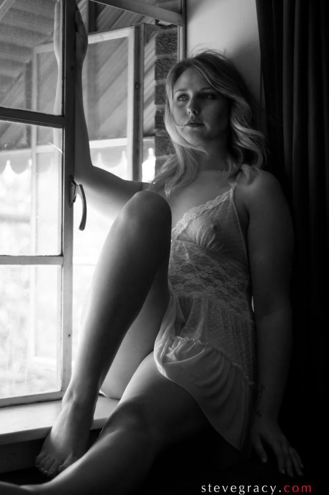 Molly's Reflection in the Window