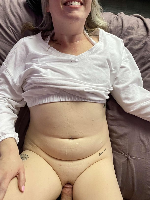 my bf never covers me in this much cum