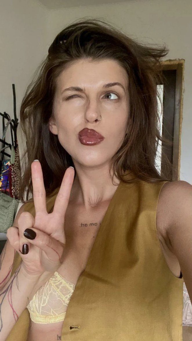 When he ejaculates into my eye again