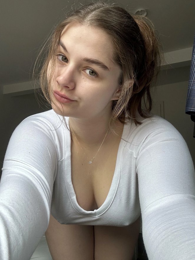Are my large 19-year-old breasts turning you on?