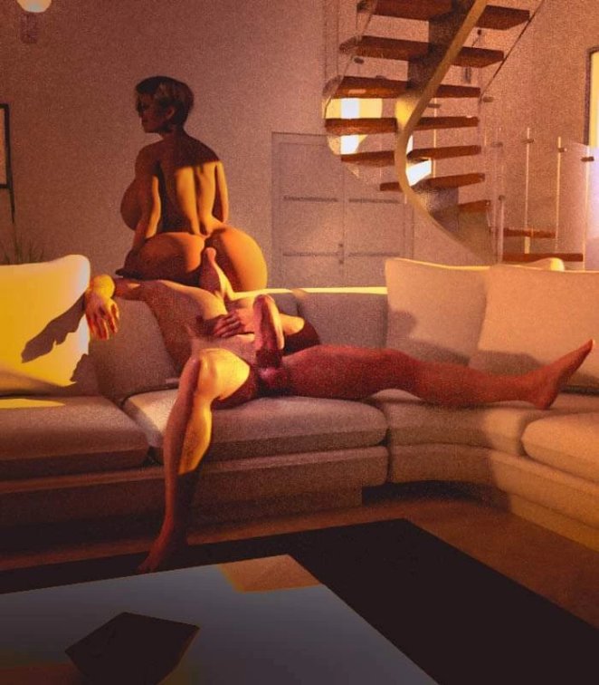 Face sitting . My 3D work