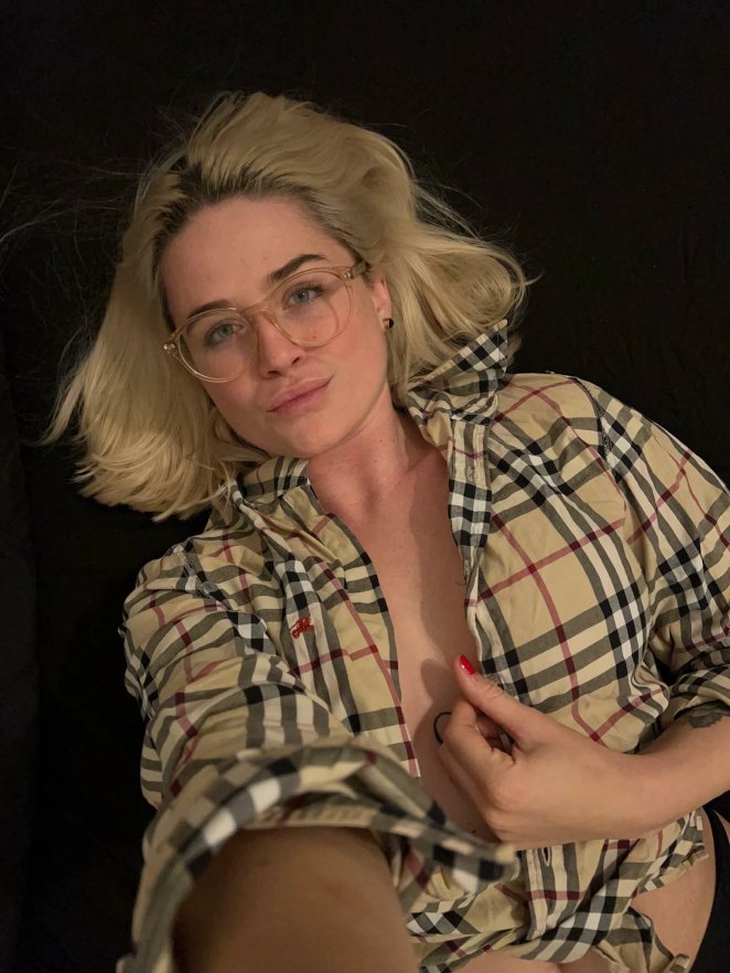 Looking for New Friends: A Blonde Girl with Glasses