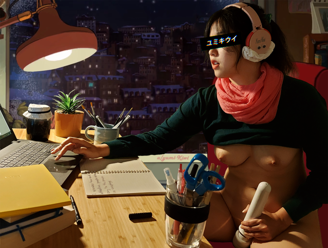 Finally finished that homework - My Lofi study girl Cosplay