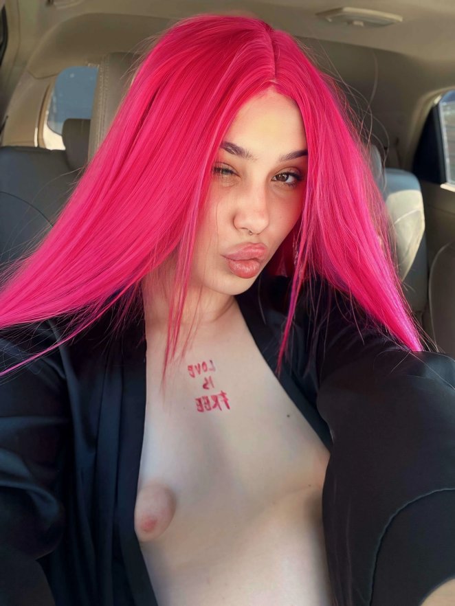 Enjoying a joyride in the car ;)