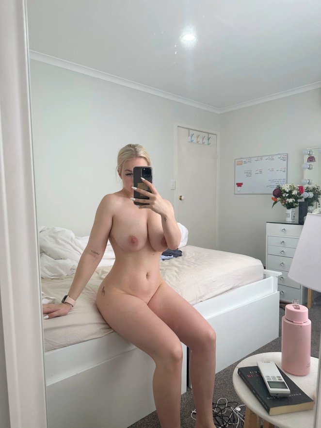 How about "Join me for a cozy breakfast in bed?"