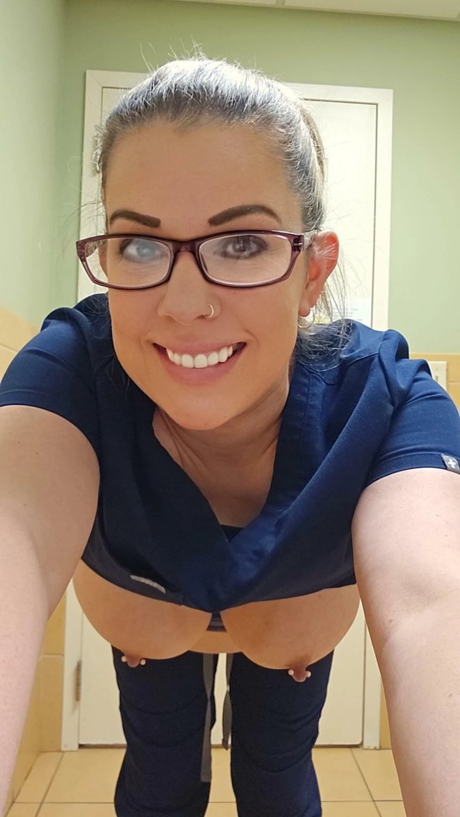 Breaking free from my scrub top