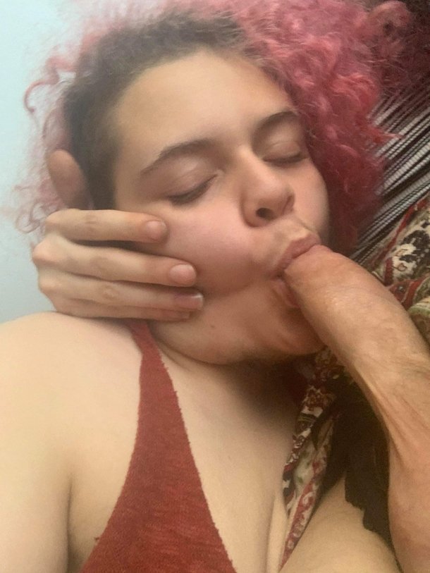 Whos shoving their cock in my mouth next