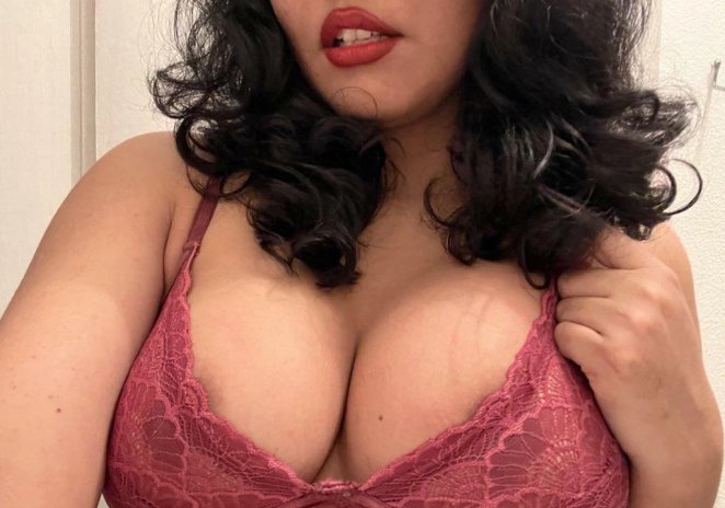 Pucker up for my breasts or pout for my mouth?