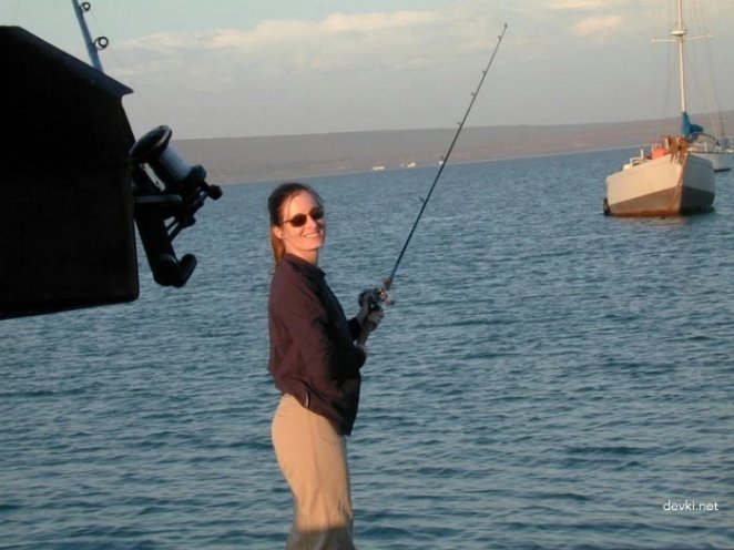 A married couple on vacation