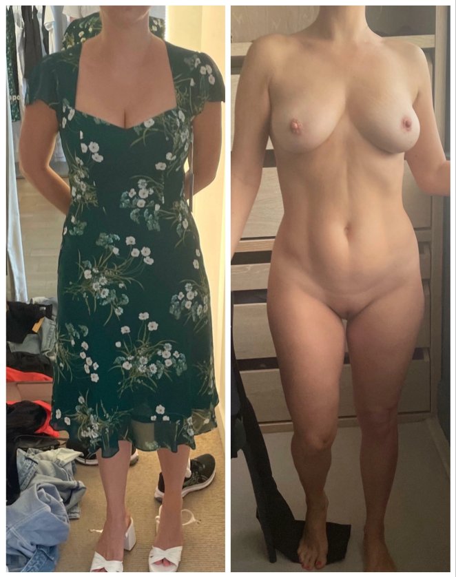 This mom's joy knows no bounds when she sheds her clothes for you