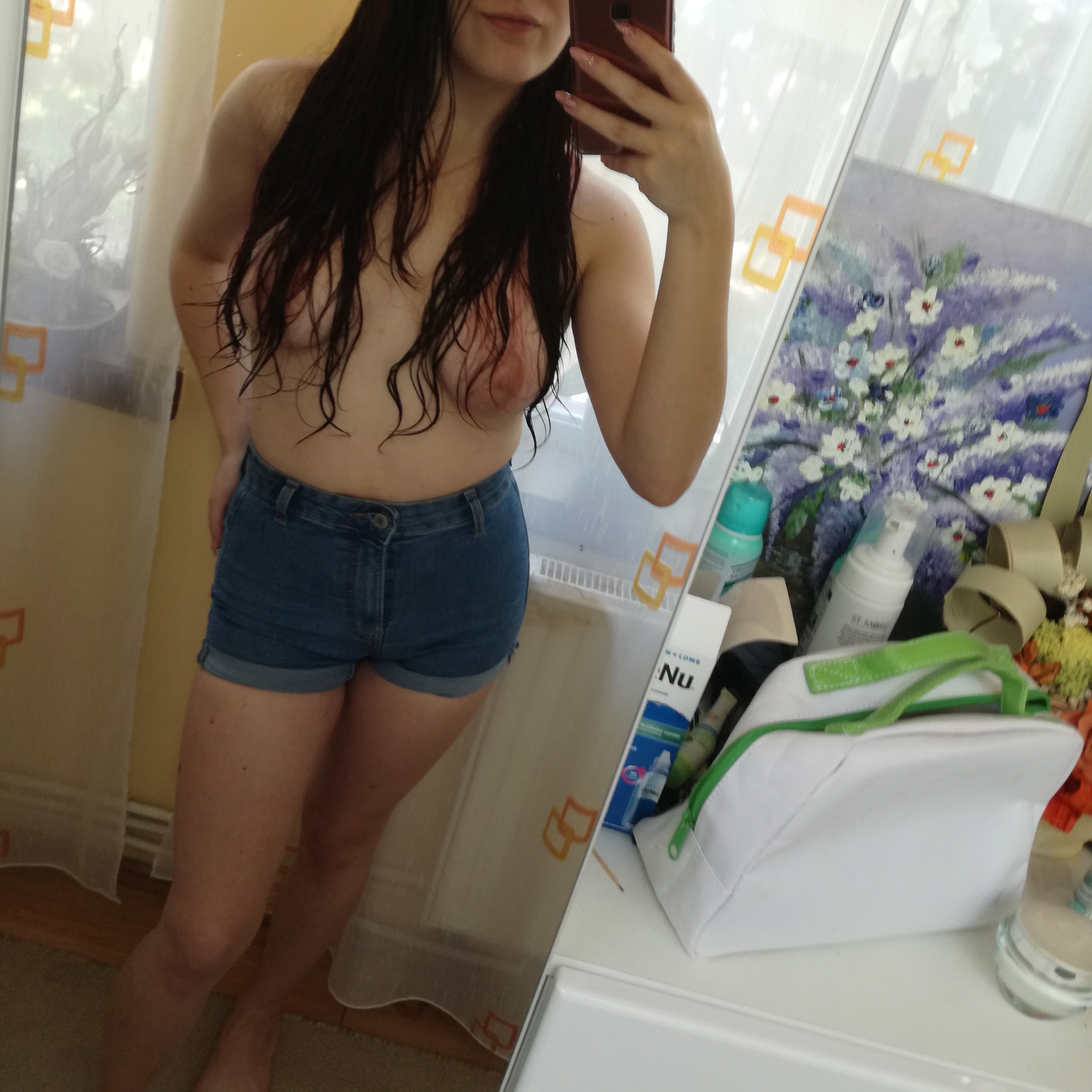 Just chilling in my short shorts. {F19}
