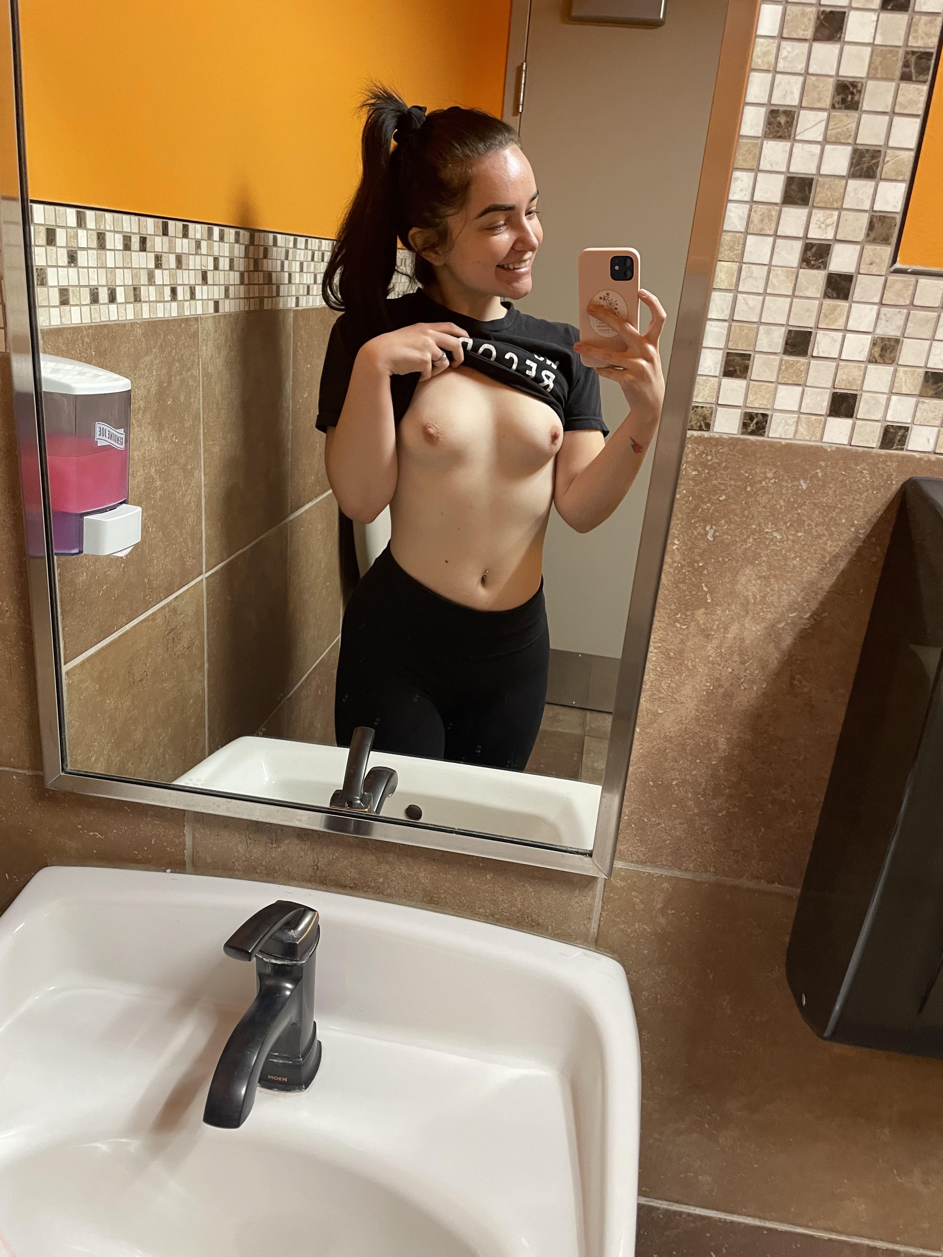 Would you fuck in a public bathroom? ?