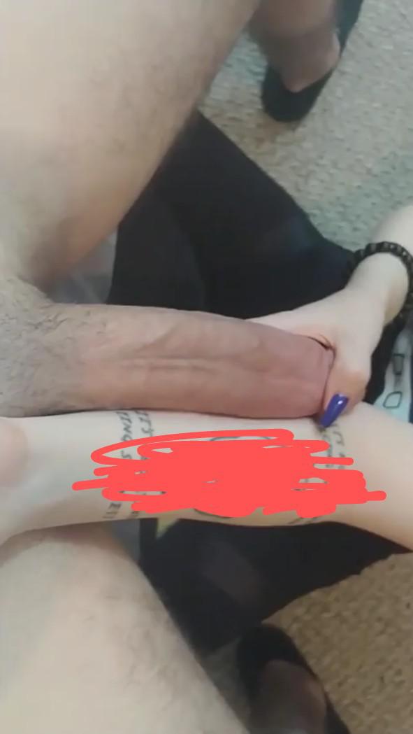 Her bf was a finger, upgraded to the full arm