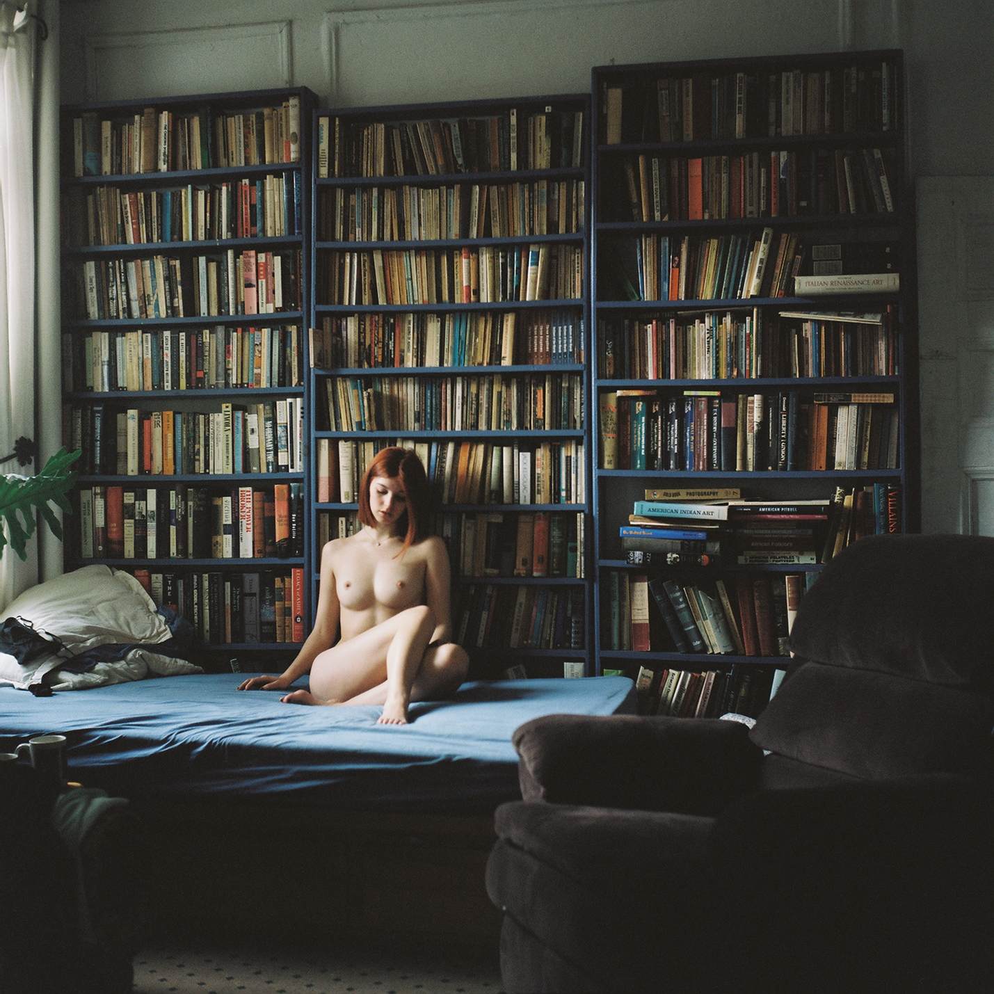 If the pandemic continues, I'm gonna need another bookshelf. (model and photographer unknown)