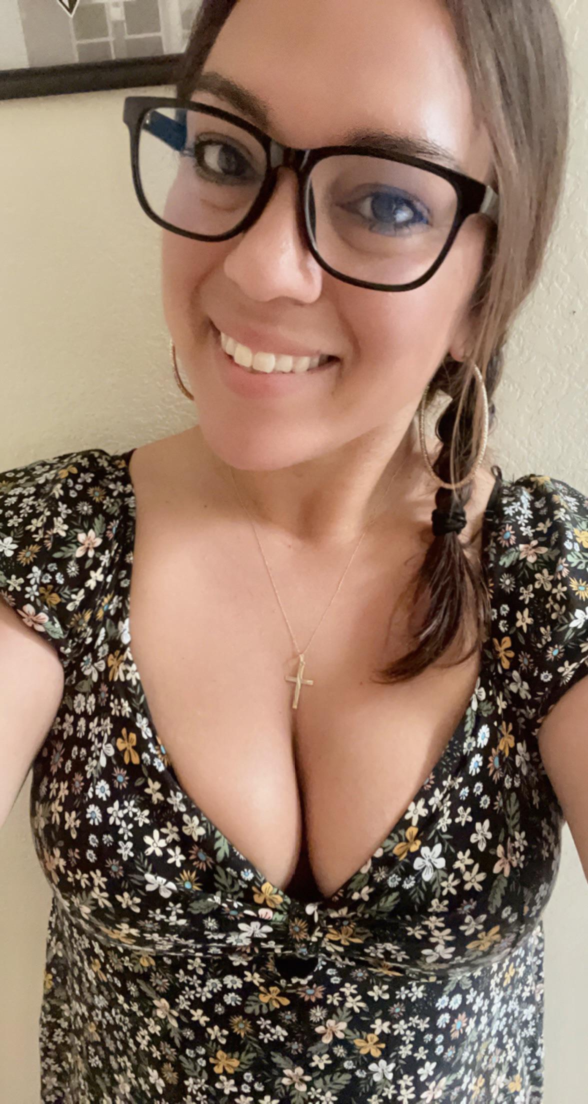 Smiles in a sweet sundress?