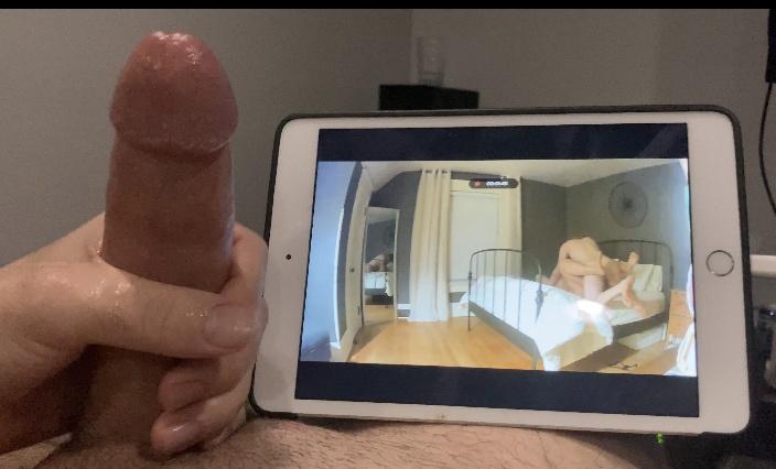 Watching him fuck her on a WiFi cam