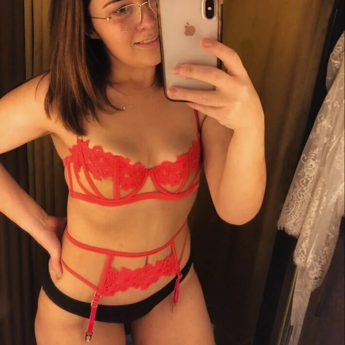 Cute girl in cute lingerie