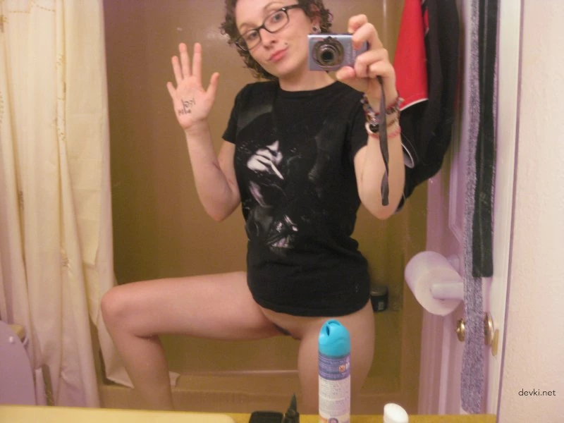 Shaved pussy of a woman