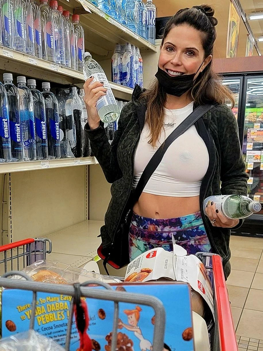 That mom at the store with the 2 jugs of water. And I got you fruity pebbles too, honey!