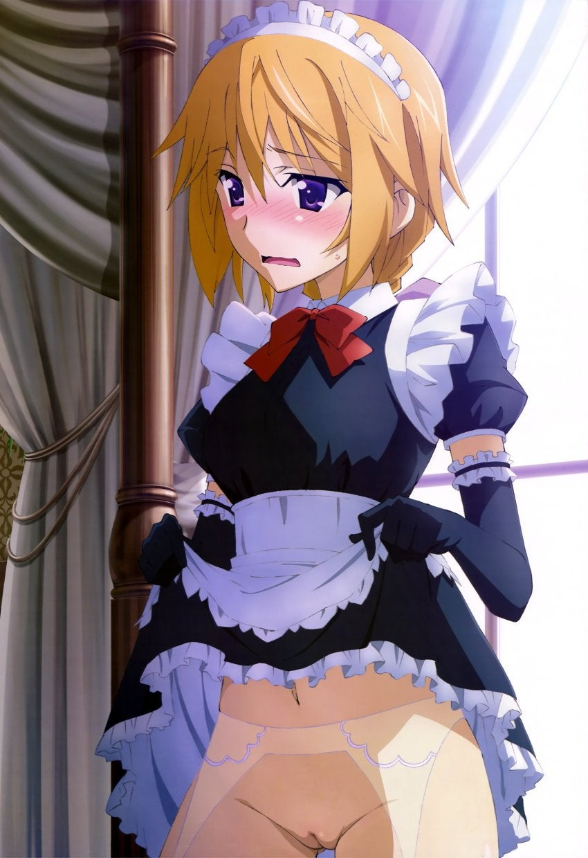 She try's her best as a maid