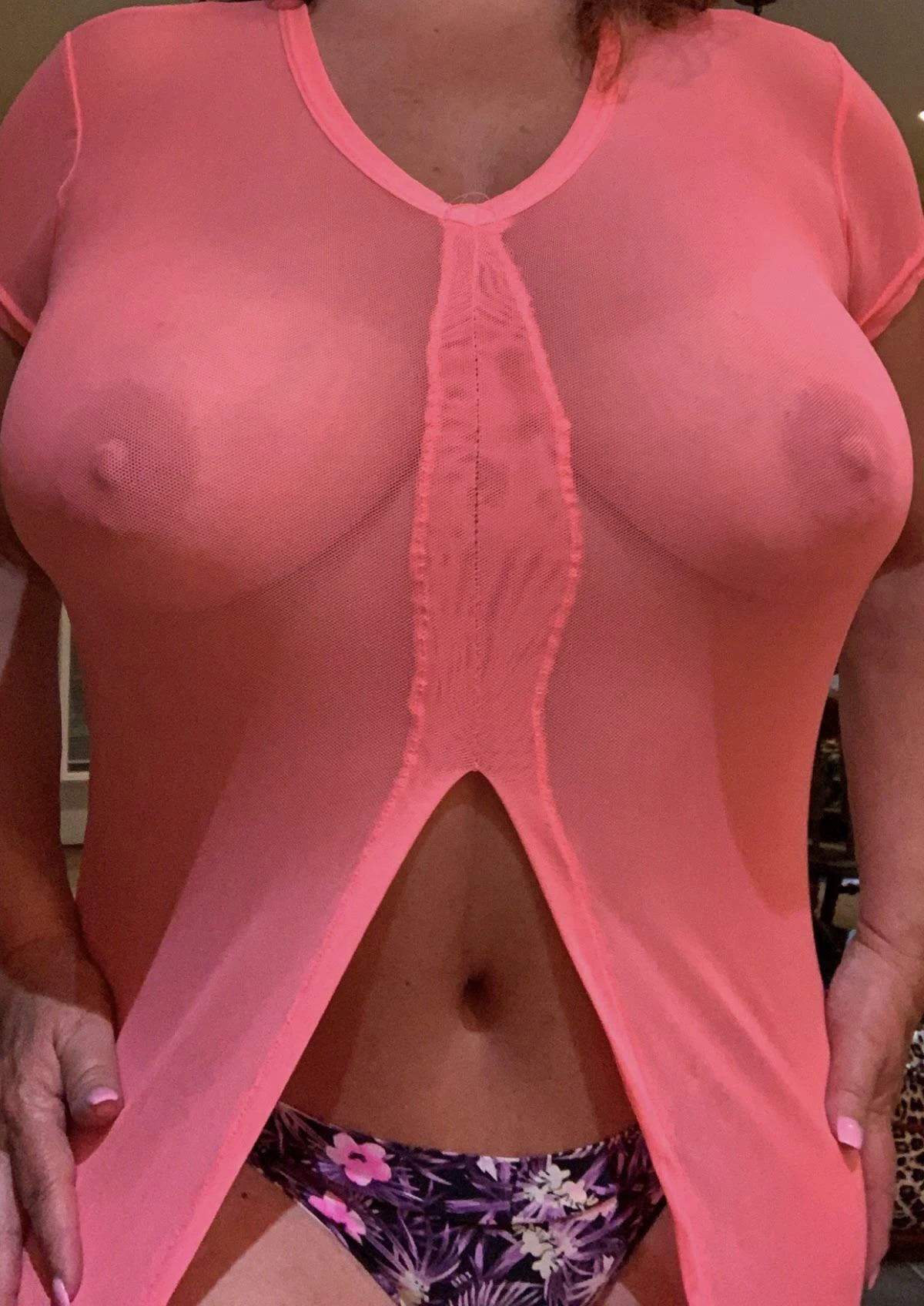 60(F)Oh I love my swimsuit coverup….would look better on topless beach!