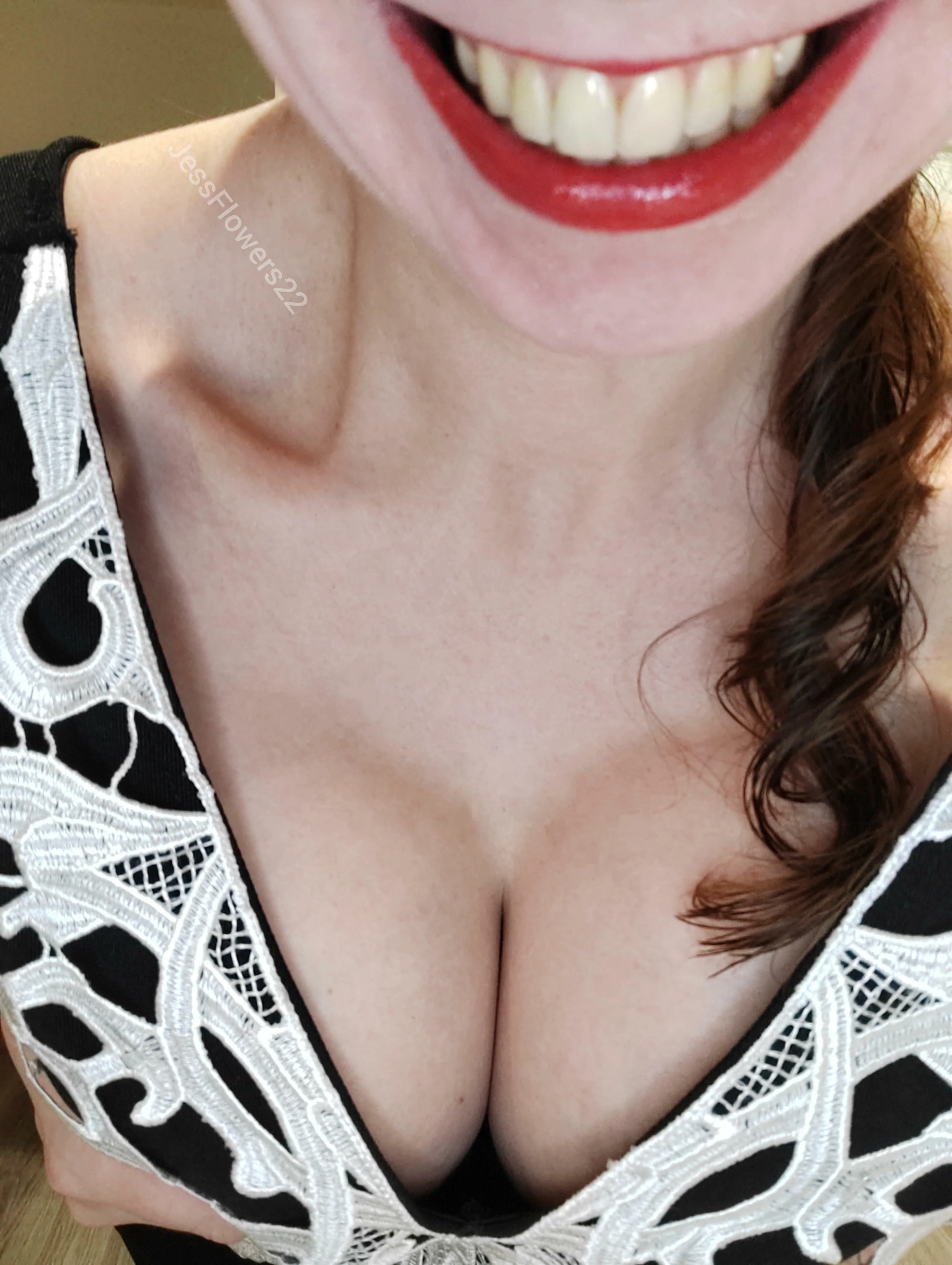 Cleavage too much for a work dress?