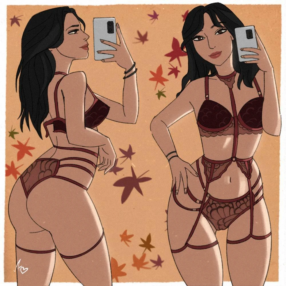 Lingerie art by Me.