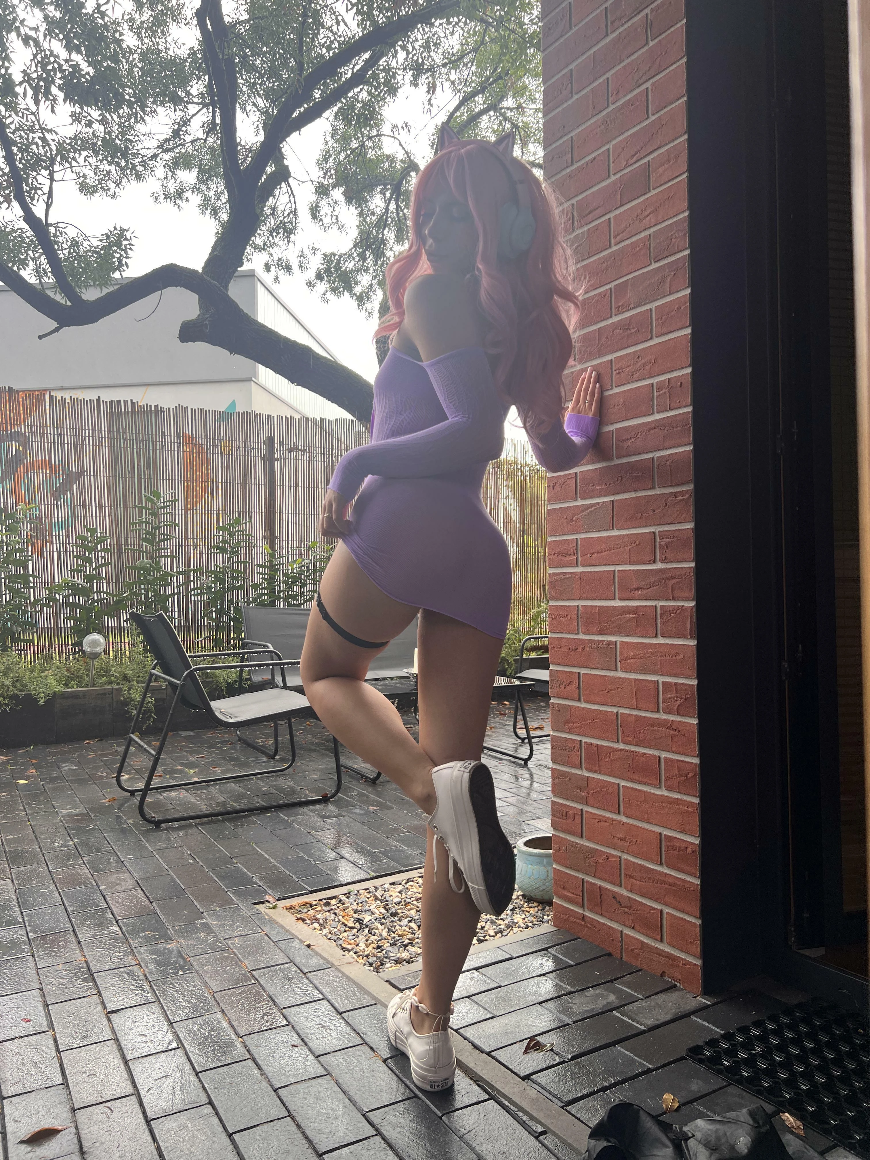 Slide up to see if I'm wearing panties