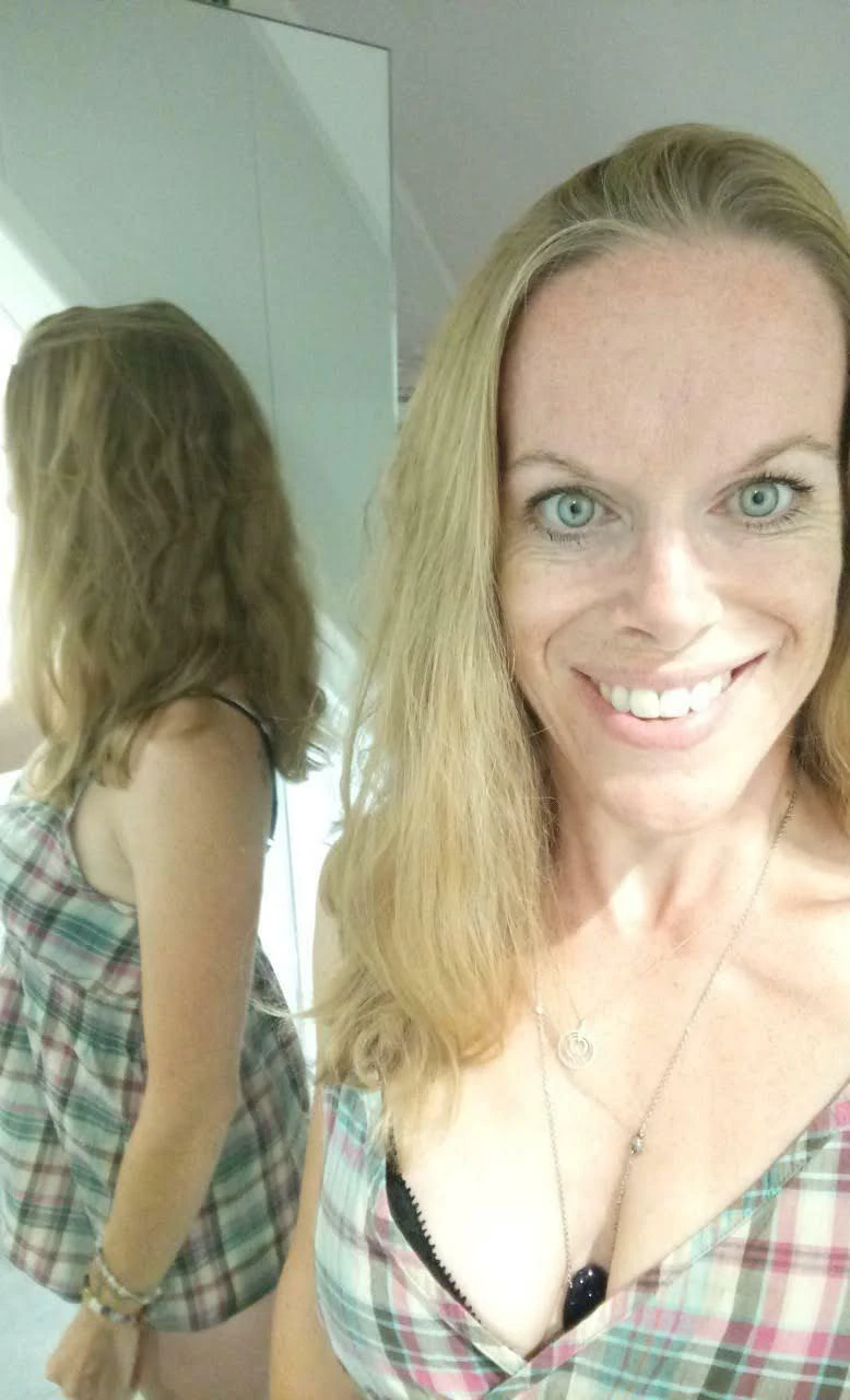 Where does your gaze linger - on my smile or elsewhere?